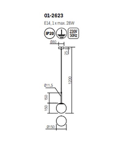 LAMPADARIO A SOSPENSIONE STILE MODERNO NIVA 1
