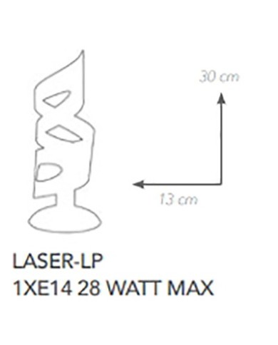 LUMETTO STILE MODERNO CONTEMPORANEO LASER LP