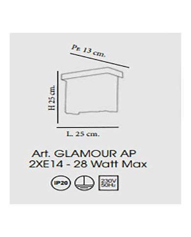 APPLIQUE STILE CONTEMPORANEO GLAMOUR AP