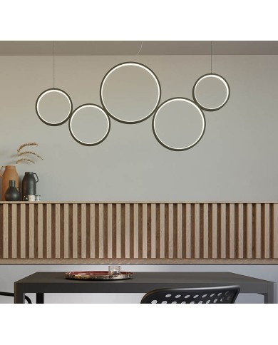 LAMPADARIO A SOSPENSIONE STILE MODERNO ATHENA