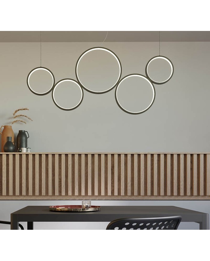 LAMPADARIO A SOSPENSIONE STILE MODERNO ATHENA