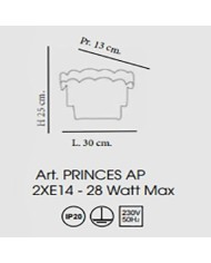 APPLIQUE STILE CONTEMPORANEO PRINCES AP