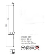 APPLIQUE STILE MODERNO TABOO G
