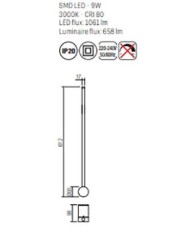 APPLIQUE STILE MODERNO TABOO P