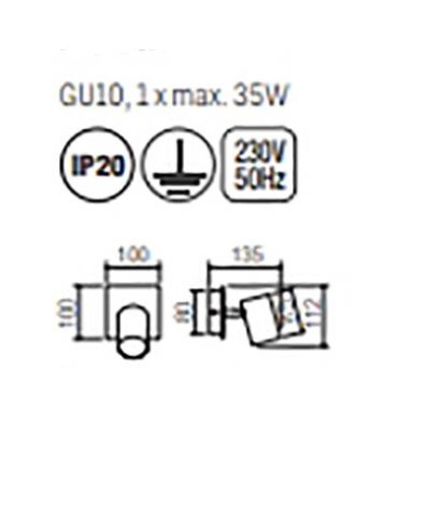 APPLIQUE STILE MODERNO CRIUS 1