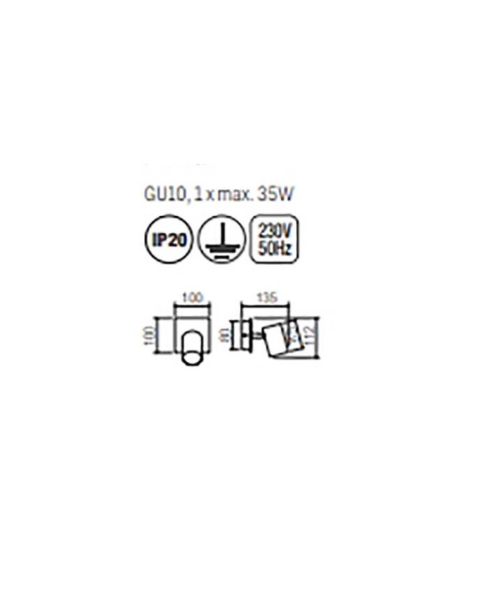 APPLIQUE STILE MODERNO CRIUS 1