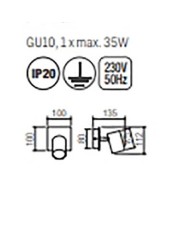 APPLIQUE STILE MODERNO CRIUS 1