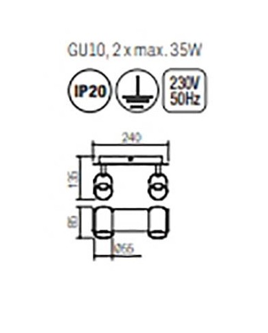 APPLIQUE STILE MODERNO CRIUS