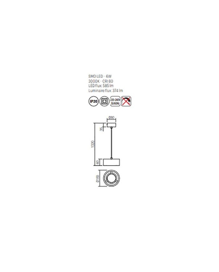 SOSPENSIONE STILE MODERNO PUNKT