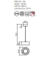 SOSPENSIONE STILE MODERNO PUNKT