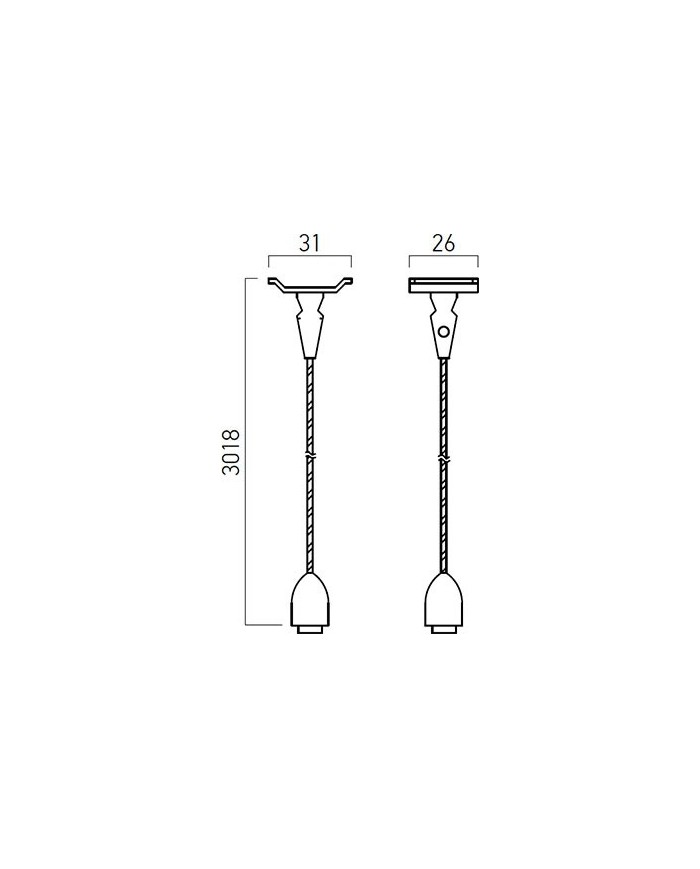 KIT DA SOSPENSIONE PER SISTEMA BINARIO MONOFASE