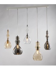 LAMPADARIO A SOSPENSIONE STILE MODERNO CONTEMPORANEO ALFIERE SP5