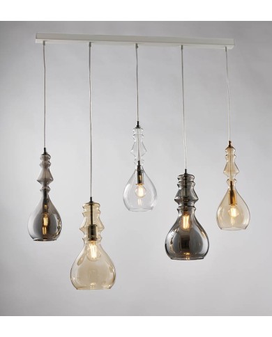LAMPADARIO A SOSPENSIONE STILE MODERNO CONTEMPORANEO ALFIERE SP5
