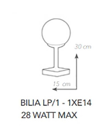 LAMPADA DA TAVOLO STILE MODERNO BILIA