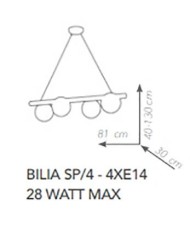 SOSPENSIONE STILE MODERNO BILIA SP4