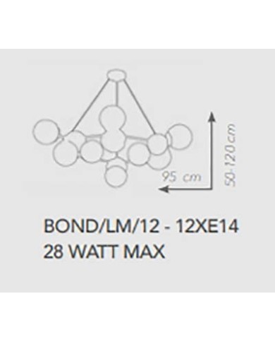 SOSPENSIONE STILE MODERNO BOND SP12