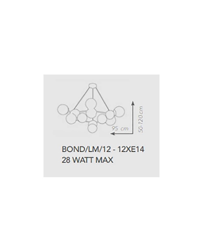 SOSPENSIONE STILE MODERNO BOND SP12