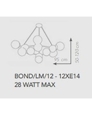 SOSPENSIONE STILE MODERNO BOND SP12