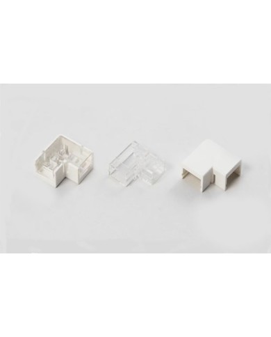 CONNETTORI ANGOLARI PER STRISCE LED 220V XTAP