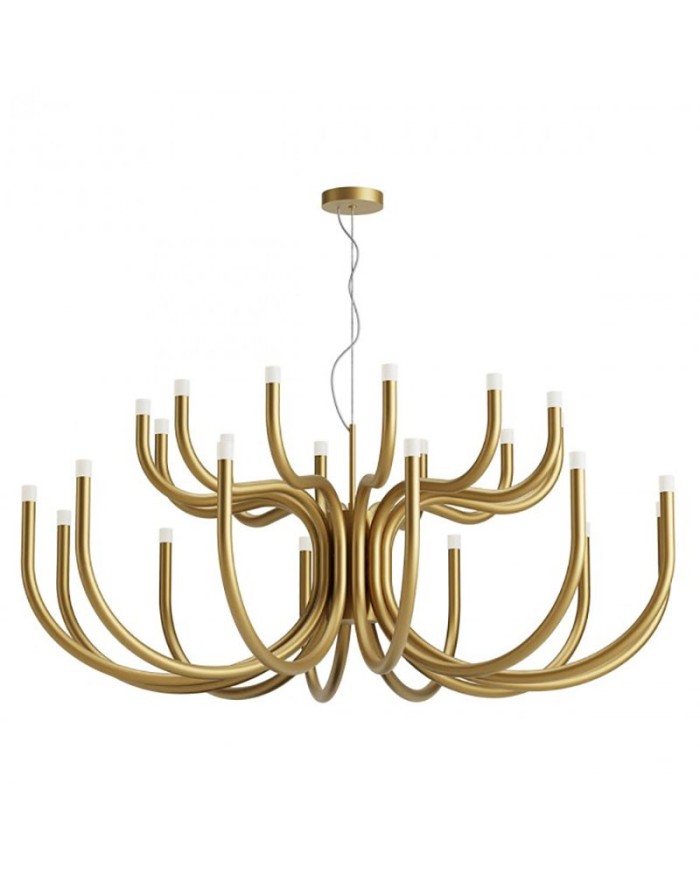 LAMPADARIO A SOSPENSIONE MODERNO LUXOR 24 LUCI