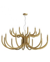 LAMPADARIO A SOSPENSIONE MODERNO LUXOR 24 LUCI