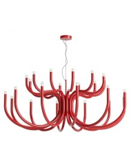 LAMPADARIO A SOSPENSIONE MODERNO LUXOR 24 LUCI