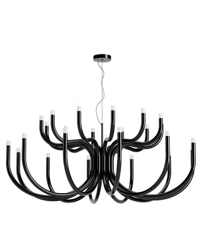 LAMPADARIO A SOSPENSIONE MODERNO LUXOR 24 LUCI