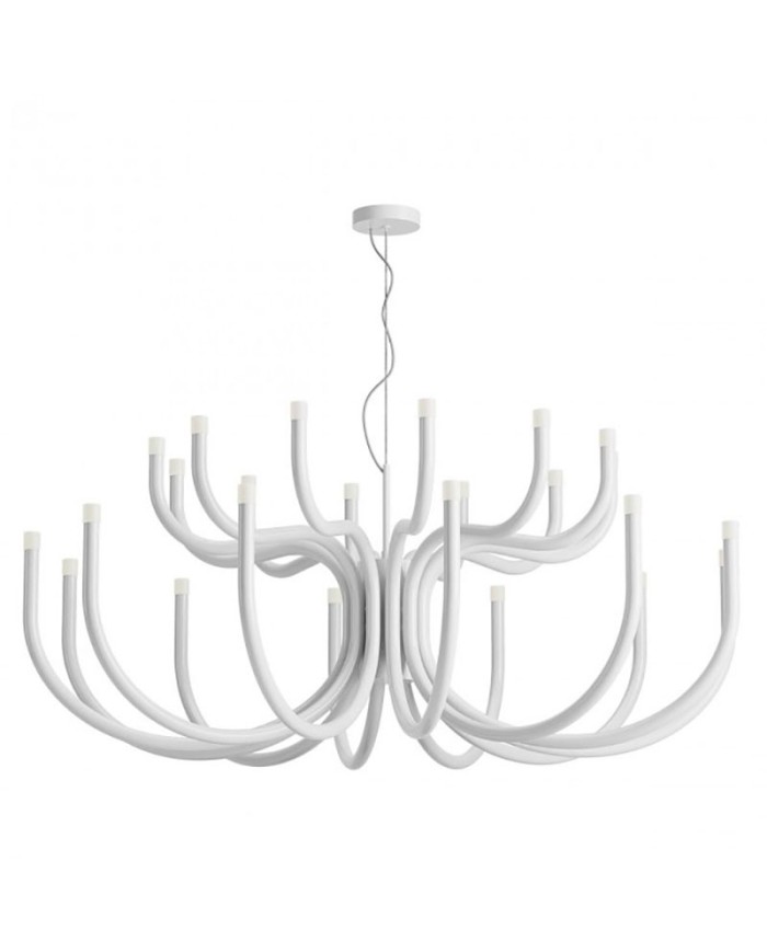 LAMPADARIO A SOSPENSIONE MODERNO LUXOR 24 LUCI