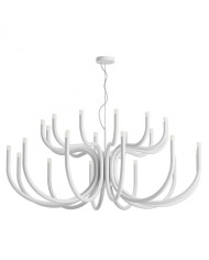 LAMPADARIO A SOSPENSIONE MODERNO LUXOR 24 LUCI