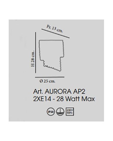 APPLIQUE STILE CONTEMPORANEO AURORA AP