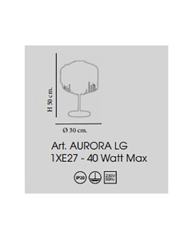 LUME STILE CONTEMPORANEO AURORA LG