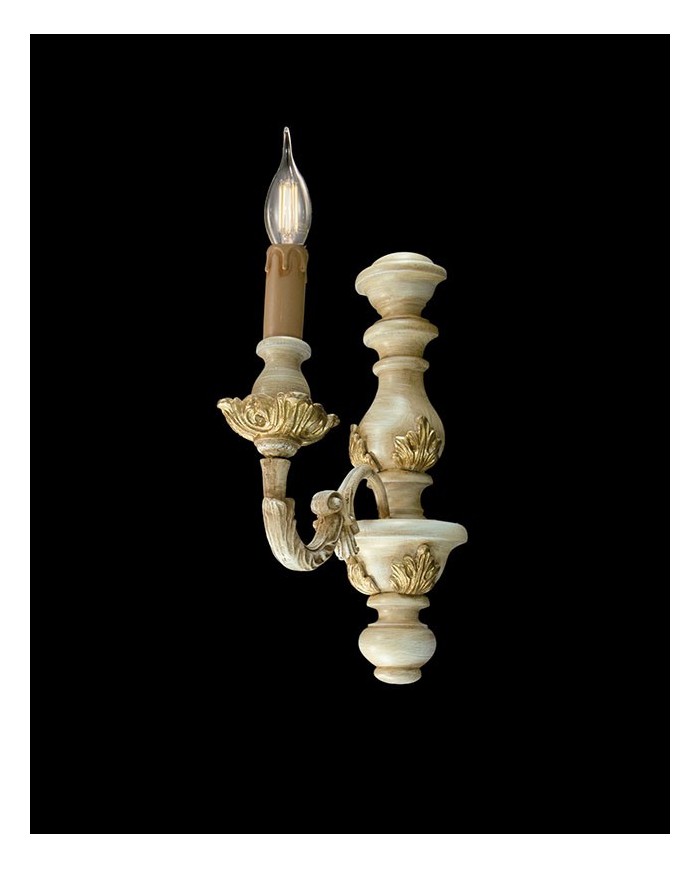 APPLIQUE DA PARETE STILE SHABBY  FIRENZE AP1