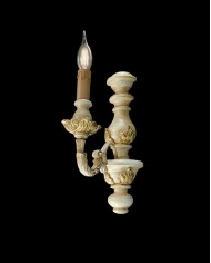 APPLIQUE DA PARETE STILE SHABBY  FIRENZE AP1