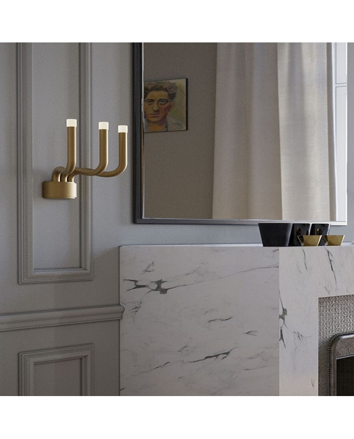 APPLIQUE MODERNO LUXOR 3 LUCI