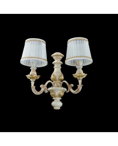 APPLIQUE DA PARETE IN LEGNO STILE SHABBY  FIRENZE AP2