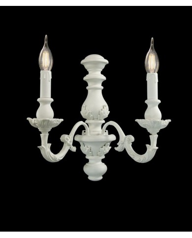 APPLIQUE DA PARETE IN LEGNO STILE SHABBY  FIRENZE AP2