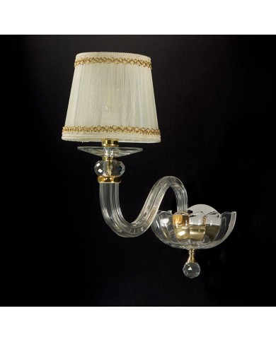 APPLIQUE STILE CONTEMPORANEO IN CRISTALLO RUBINO AP1