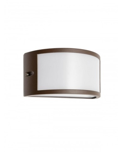 APPLIQUE PER ESTERNO STILE MODERNO ASTI LED MARRONE P