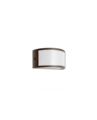 APPLIQUE PER ESTERNO STILE MODERNO ASTI LED MARRONE P