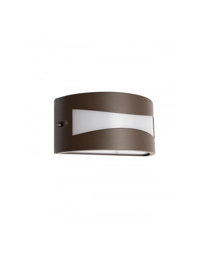 APPLIQUE PER ESTERNO STILE MODERNO ASTI LED MARRONE G