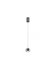 SOSPENSIONE STILE MODERNO AVES NERO CROMATO