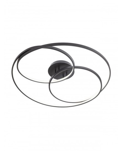 PLAFONIERA STILE MODERNO CENTRIX 4000K NERO