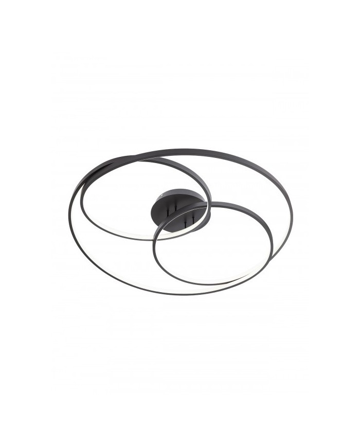 PLAFONIERA STILE MODERNO CENTRIX 4000K NERO