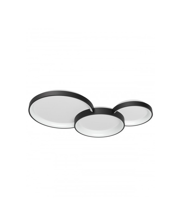 PLAFONIERA STILE MODERNO IN CCT COMBI PL3 NERO