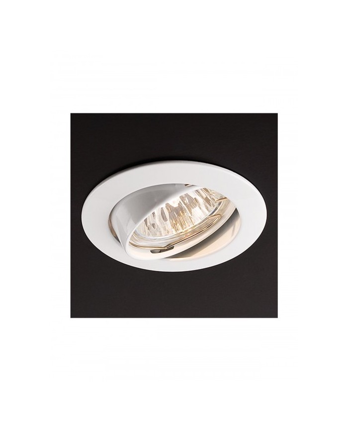 FARETTO AD INCASSO ORIENTABILE STILE MODERNO ELC 229 BIANCO