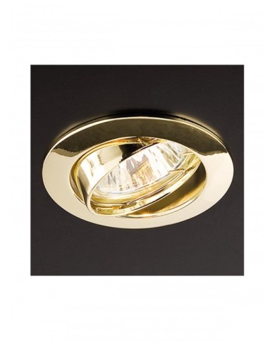 FARETTO AD INCASSO ORIENTABILE STILE MODERNO ELC 229 ORO