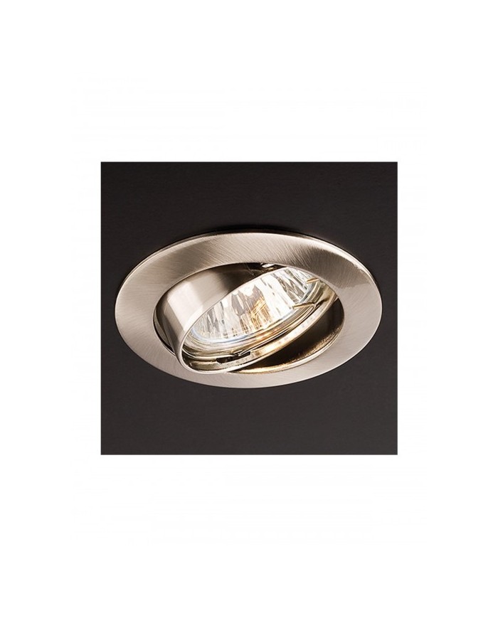 FARETTO AD INCASSO ORIENTABILE STILE MODERNO ELC 229 NICKEL
