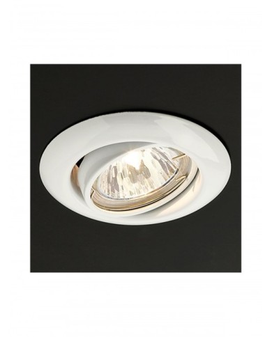 FARETTO AD INCASSO  ORIENTABILE STILE MODERNO ELC BIANCO