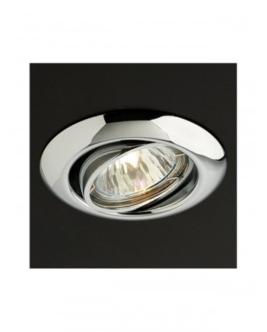 FARETTO AD INCASSO  ORIENTABILE STILE MODERNO ELC CROMO