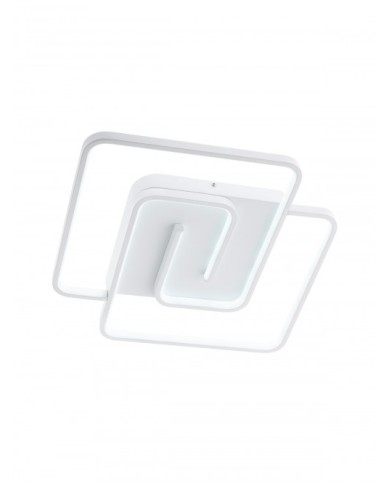 PLAFONIERA STILE MODERNO IN CCT INTERSIA QUAD BIANCO